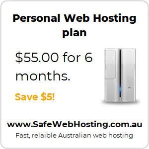 Personal web hosting - 6 months