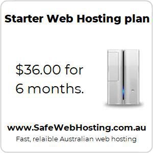 Starter web hosting - 6 months